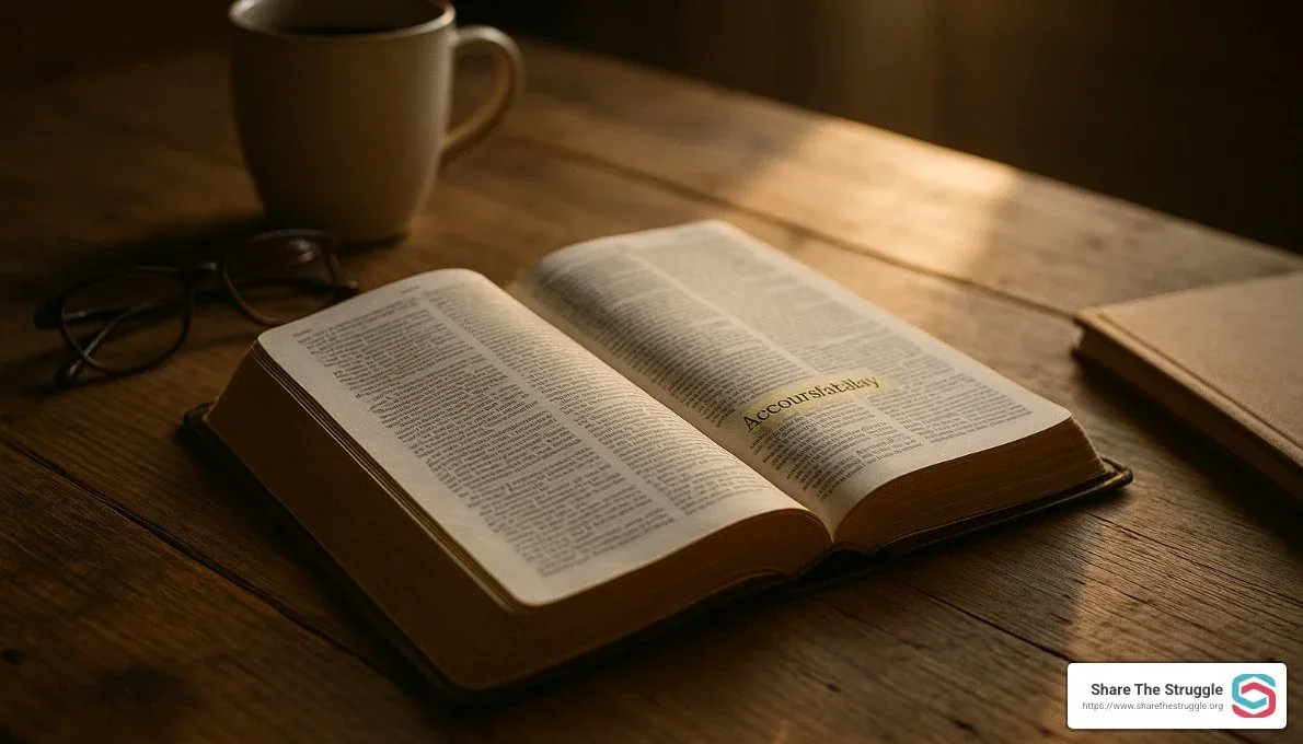 Scriptural Stories of Accountability: Learning from the Past