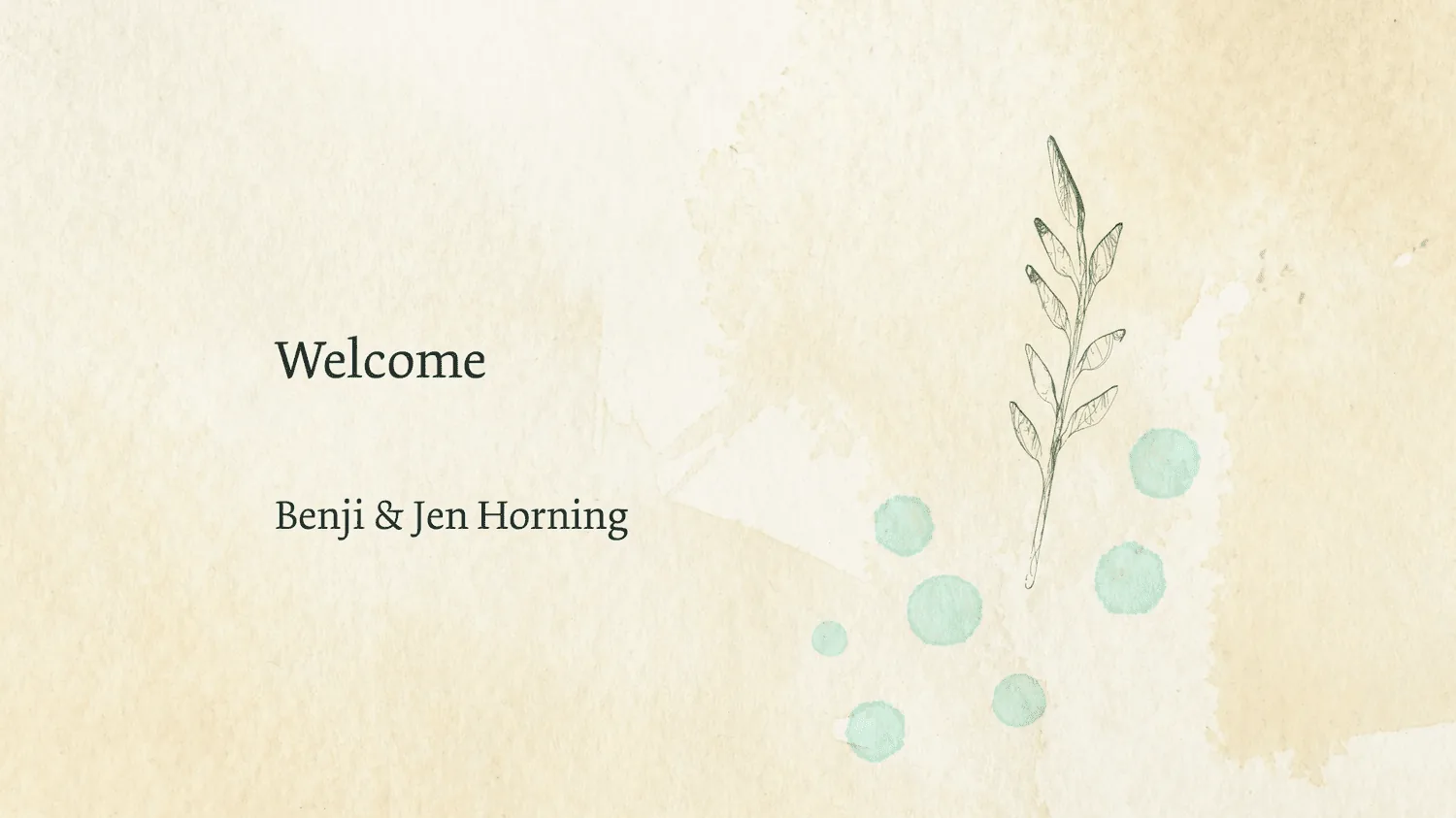 Welcome